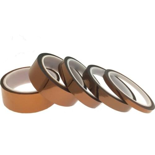 Heat Resistant BGA Kapton Tape High Temperature Polyimide Tape 33M/108FT 3D Printer Parts Thermal Insulation Adhesive Tape J60