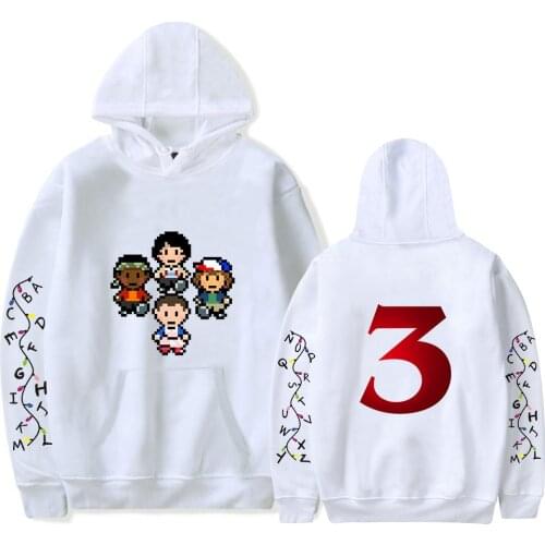 Stranger Things Season 2 hoodies sweatshirt Men women hip hop style hooded pullover casual pocket long sleeve sport hoodie tops