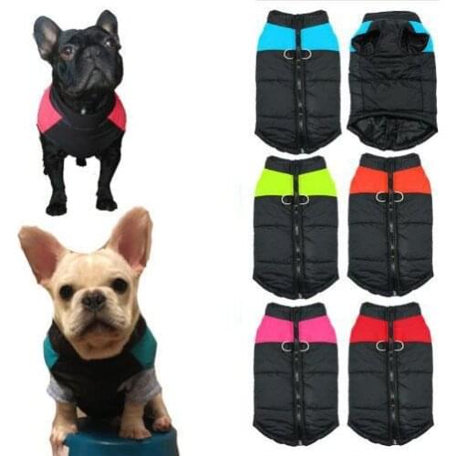 Waterproof Pet Dog Puppy Vest Jacket Chihuahua Clothing Warm Winter Dog Clothes Coat For Small Medium Large Dogs 4 Colors S-5XL