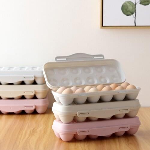 1 Pcs Egg Tray Holder Egg Storage Box Refrigerator Crisper Storage Container Home Storage Organization