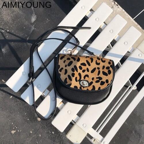 AIMIYOUNG Women Shoulder Bags Leopard Crossbody Bags For Women Messenger Bags Small Handbags Bolsa Feminina Bolsos Mujer