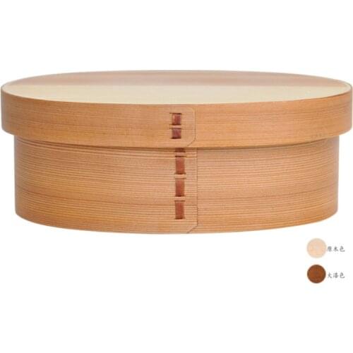 Handmade Specialty Wood Japanese & Korean Separated Snack Boxes & Lunch Boxes 17.5*13*6.3
