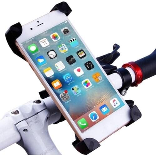 Bicycle Motorcycle Phone Holder Bike Handlebar Clip Stand GPS Mount Bracket