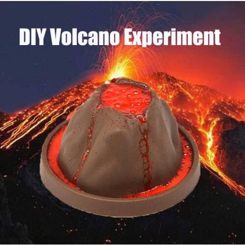 Kids DIY Science Exploring Toys Small Chemistry Learning Toys Educational Volcano Eruption Physical Chemical Experiment Kit Gift
