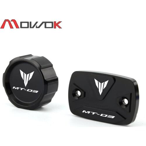 Hot sale Motorcycle CNC For YAMAHA MT03 MT-03 2015-2017 2018 2019 Front & Rear brake Fluid Cylinder Master Reservoir Cover Cap