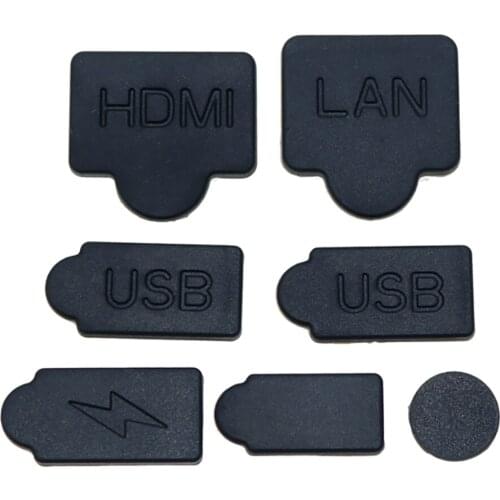 JCD Game Accessories Ps5 Host Dust Plug USB HDM Dustproof Set Dustproof Silicone Plugs Pack Kits Accessories