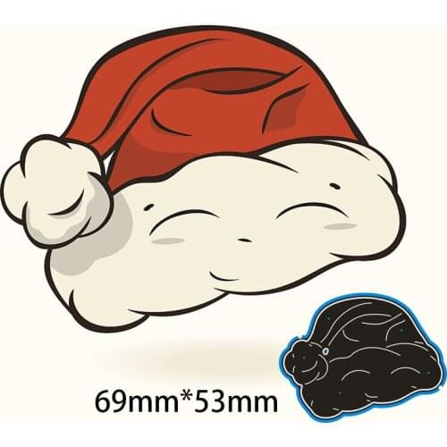 69*53mm Christmas hat New Metal Cutting Dies Scrapbook paper decoration template Embossing DIY Paper Card Craft