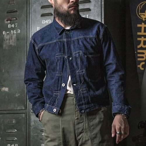 Bronson WWII Type Lot 44806XX 14oz Selvedge Denim Jacket Mens Vintage Work Jackets