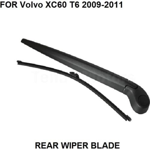 Rear Wiper Blade and Arm Set For Volvo XC60 T6 Rear Windshield Window Wiper Arm + Blade Set 2009-2011