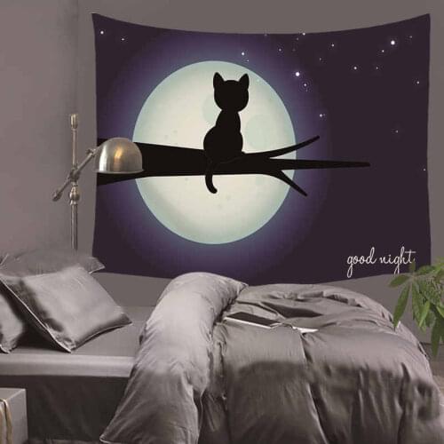 Tapestry Night Sky Printed Wall Hanging Tapestry Beach Throw Towel Mat Blanket Tablecloth