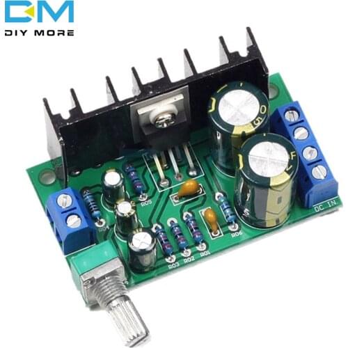TDA2050 Audio USB Power Supply Potentiometer Amplifier Board 1 One Channel CH AC DC 12-24V 5W 120W Module