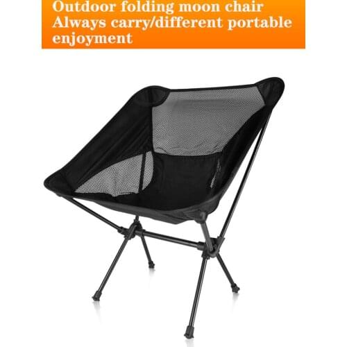 Outdoor Camping Chair Portable Folding Aluminum Alloy Fishing Chair Garden Light Beach Leisure Portable Chair