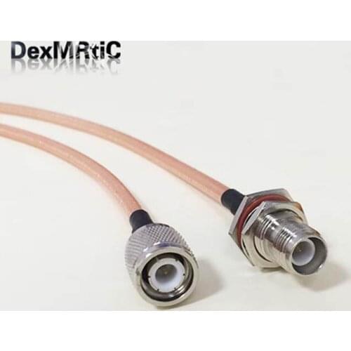 RF Coaxial cable RG142 TNC Male Plug Switch RP-TNC Female Male Pin Nut RG142 50CM 20" /100CM Adapter Wholesale