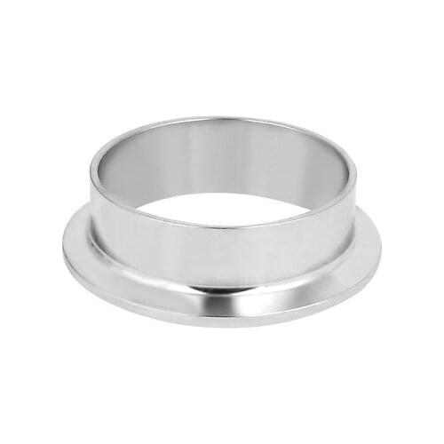 304 Stainless Steel 63mm OD Sanitary Pipe Weld on Ferrule Fits 2.5" Tri Clamp