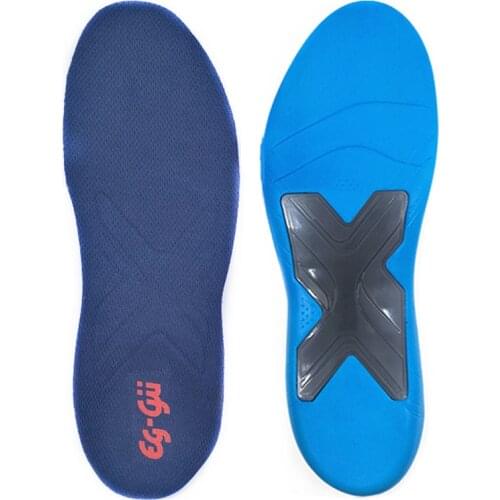 Men Orthotic Insoles with Arch Support for Care Plantar Fasciitis Insert Mesh Suede Men Sport Running Shoes for Flatfoot Insoels