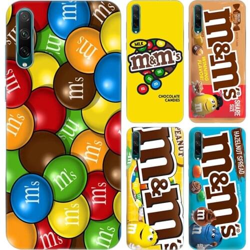 Cute Cartoon Chocolate Beans Silicone Phone Case for Huawei Honor 20 20i 20E 20S 10i 9X 8S 8X 8C 8A 8 Lite 7S 7A Pro Ru Cover