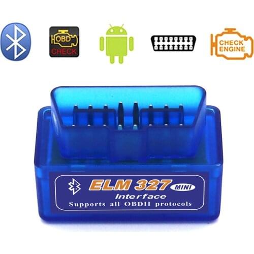 ELM327 Scan Tool Bluetooth V1.5/V2.1 Elm327 OBD2 Scanner OBD Car Diagnostic Tool Code Reader For Android Windows Symbian English
