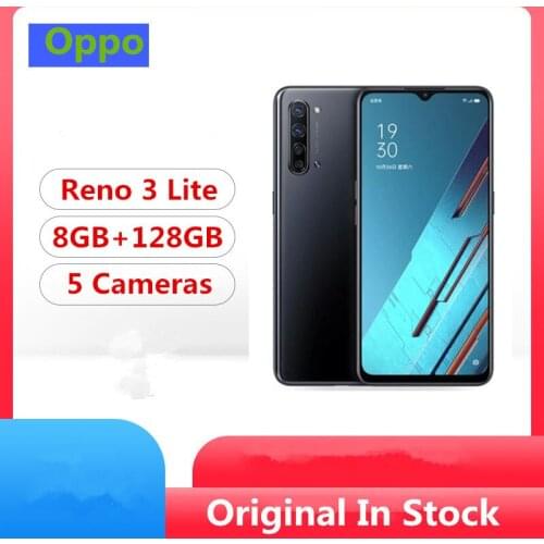 DHL Fast Delivery Oppo Reno 3 Lite 5G Cell Phone Snapdragon 765 Android 10.0 6.4" OLED 8GB RAM 128GB ROM 48.0MP Fingerprint VOOC