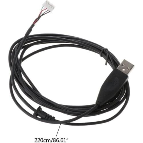 Replacement Durable USB Mouse Cable Mouse Lines for logitech G300 G300S Mouse QXNF