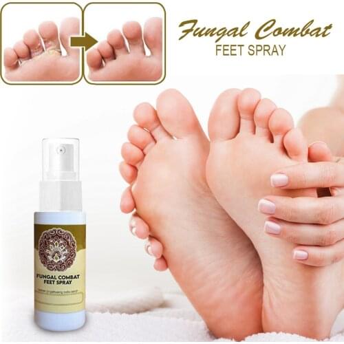 60ml Fungal Combat Feet Spray Foot Sterilize Spray Herbal Anti-fungal Infection Toe Treatment Onychomycosis Anti Bacterial