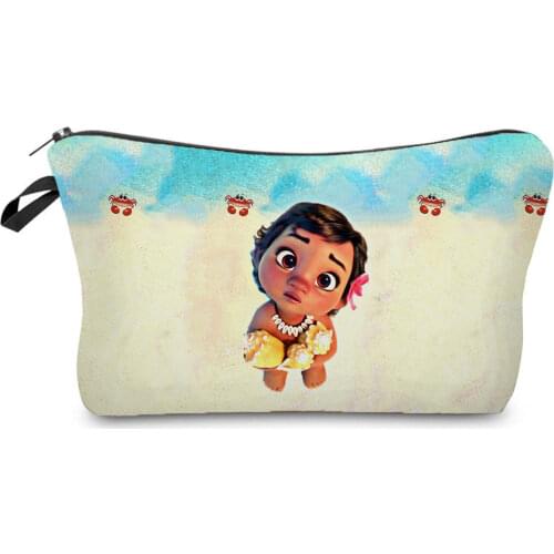 Disney Princess Printing Makeup Bag Cute Organizer Bag Child Candy Bag Lady Pouch Cosmetic Bag Girl Women Gift Custom Pattern