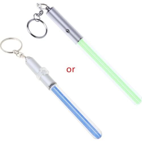 Lightsaber Durable Glow Pen Flash Torch Magic Wand Stick Lightsaber LED Light Keychain New