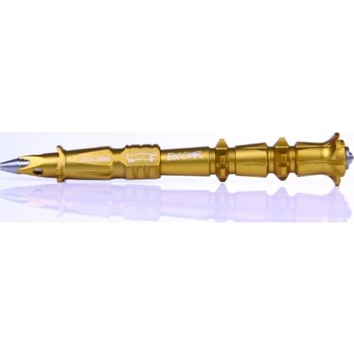 EDC Gear Self Defense CNC Hard Anodized Aluminum Alloy Tactical Pen Outdoor Camping Attack Survival Pen Tool