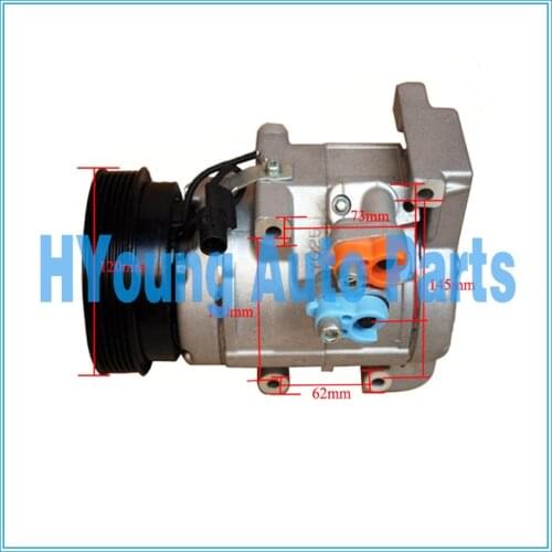 High quality air conditioner auto ac compressor for KIA SORENTO 2007-2011 6pk 120MM 12V 10S20C 977013E930 4472606591 CO 10975C