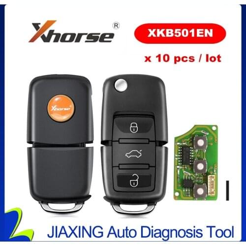 Xhorse XKB501EN for VW B5 Style Wire Universal Remote Key 3 Buttons X001-01 10pcs/lot