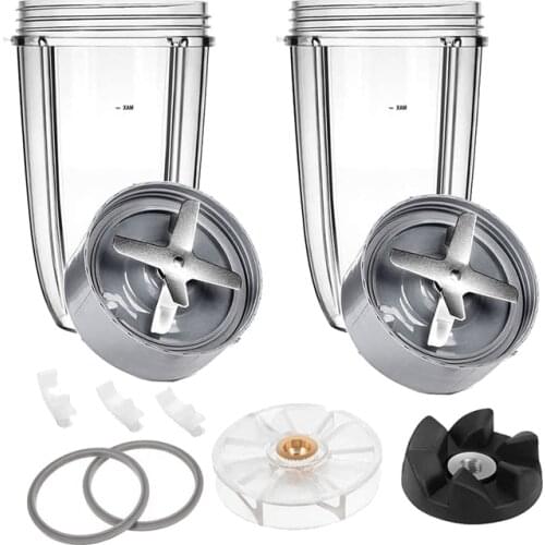 Extractor Blade Replacement Parts and Cups,Drive Wheel,Top Gear,Gaskets,for NutriBullet Blender Accessories 600W/900W