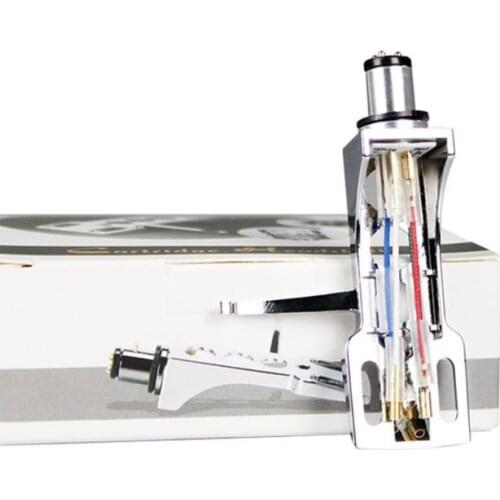 1Set Universal LP Disc Record Player Phono Turntable Headshell Cartridge Rack with 4 Leadwires for Turntable