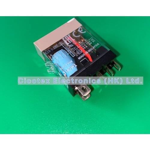 2pcs/lot G2R-1-SND-DC24V RELAY G2R-1-SND-DC24(S) GEN PURPOSE SPDT 10A 24V G2R-1-SND-24VDC(S) G2R1SNDDC24V G2R-1-SND DC24(S)