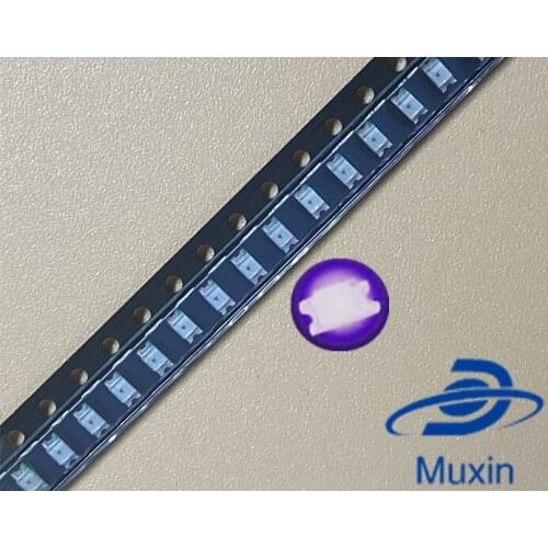 200pcs 1206 purple/uv smd super bright lamp lights-emitting diodes MUXIN LIGHT 390-410NM 3..2*1.6*0.8MM SMD 1206 LED DIODES