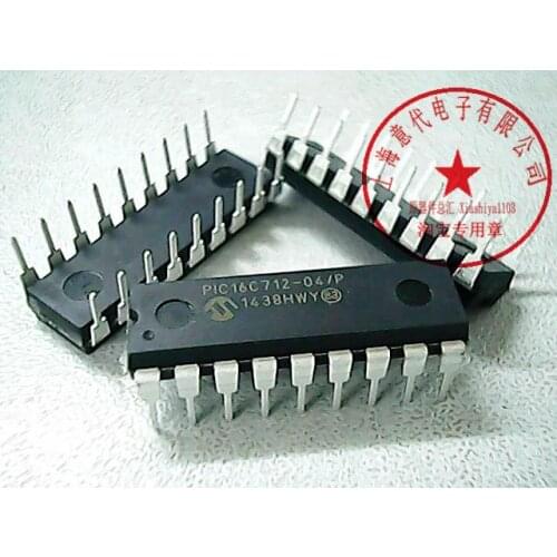 5pcs PIC16C712-04/P DIP-18