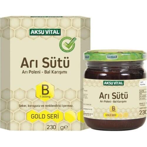 Aksuvital Arı Sütü-Bal-Polen Çocuk Dozaj 230 gr
