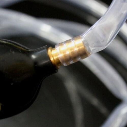 Gasoline Siphone Hose Hand Siphon Pump Petrol Water Oil Liquid Fuel Transfer E7CA