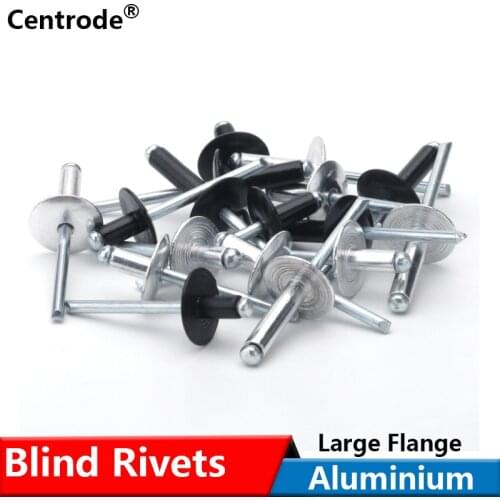 Large cap leaf aluminum blind rivet open type large cap blind rivet aluminum blind rivet decoration nail M5*8-25 20PCS