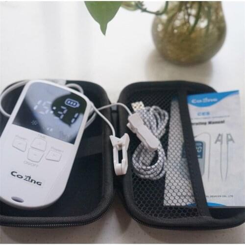 CES Insomnia Therapy Anxiety Stress Relief Electronic Sleeping Aid Device Depression Sleepless Treatment