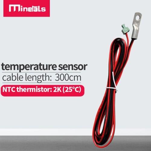 Temperature Sensor NTC thermistor Special temperature control for solar controller 3.8MM Temperature probe