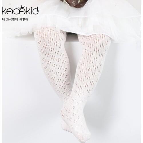 KACAKID Official Store Children Girsl Pantyhose Tights Fishnet Baby Girls Pantyhose Tights Cotton Breathable Girls Tights Ka1145