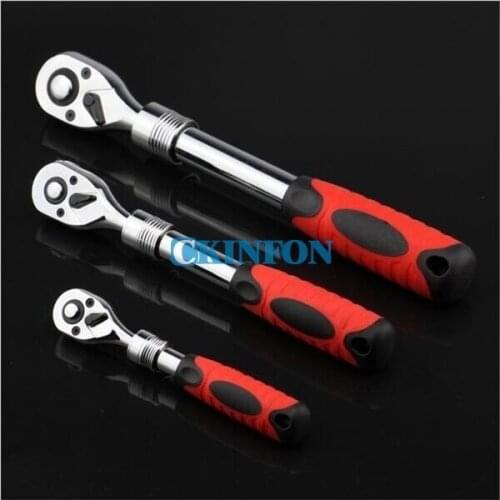 DHL 5Set*3PCS 1/4" 3/8" 1/2" Ratchet Wrench Repair Tools For Vehicle Bike Socket