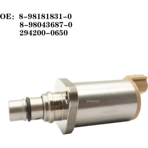 For Sumitomo SH210/Hitachi ZX200/4HK1/6HK1 engine high pressure oil pump SCV long valve 8-98181831-0/8-98043687-0/294200-0650