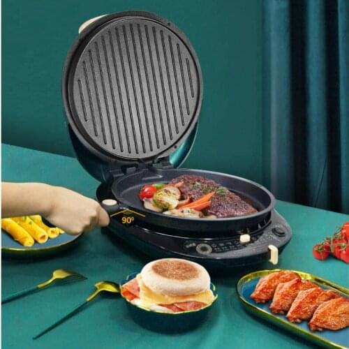 Electric Baking pan crepe maker tortilla maker machine 1500W Double Sided Heating Pancake maker Electric Skillets Pizza maker