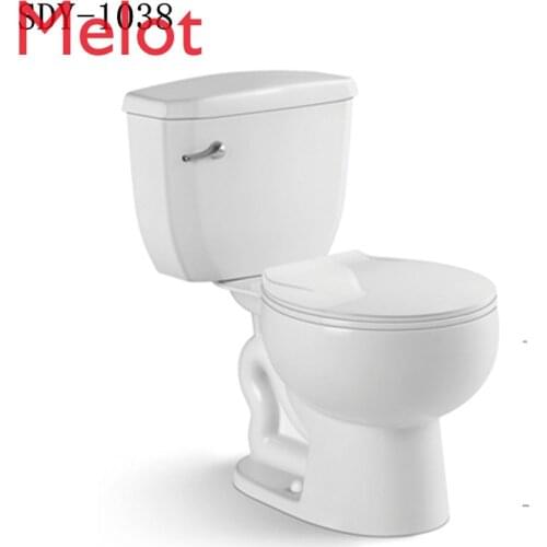 Ceramic south America sanitary ware siphonic two piece wc cheap toilet small brazil toilet