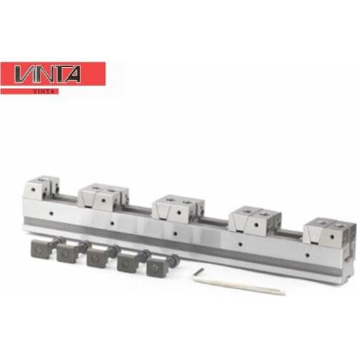 Multi-station flat-nose pliers machining center parallel self-centering combined multi-function CNC multi-station vise clamp