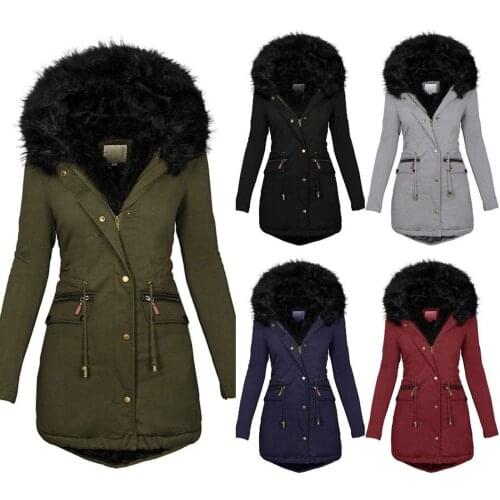 Fashion Womens winter jacket casual solid down jacket black Thicker Warm Winter Slim Coat Overcoat doudoune chauffante femme 00