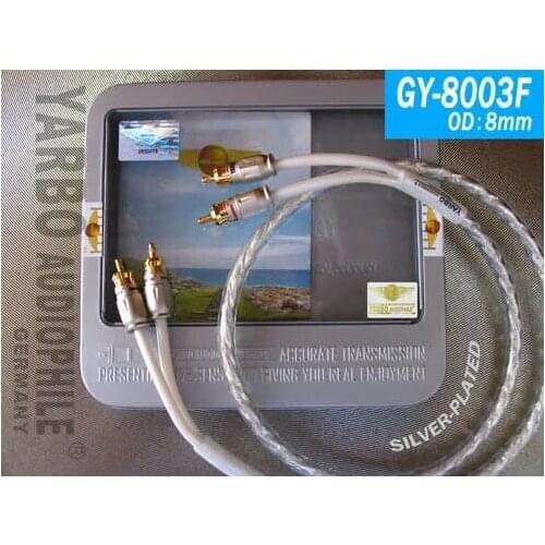 GERMAN YARBO CD Interconnect Audio Pre-Amplifier CABLE GY-8003F Silver Plated