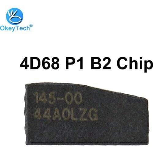 OkeyTech 4D68 Carbon Chip P1: B2 40 Bits Auto Ceremic Car Key Transponder Chip TP30 For Toyota Camry Corolla Ceramics Remote Key