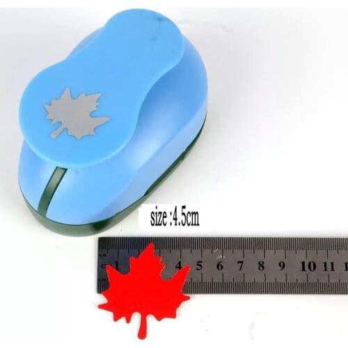 3/8"-3" Maple leaf DIY punch craft hole punch eva foam puncher Kids scrapbook paper cutter scrapbooking punches Embossing device