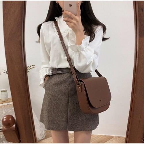 Женские рубашки оверсайз QWEEK China At AliExpress